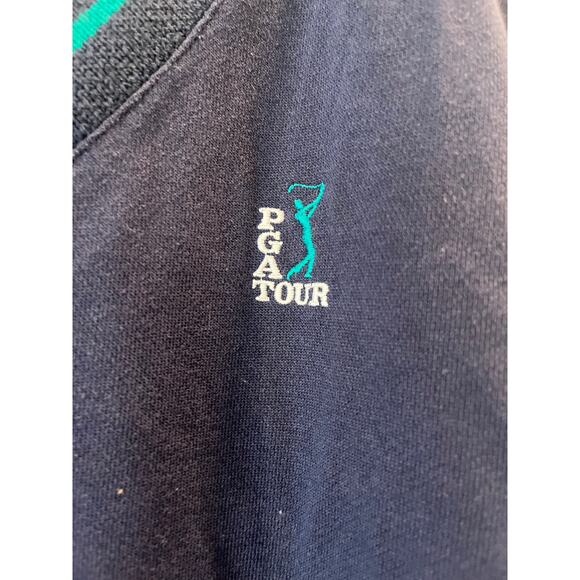 VTG PGA Tour Golf Sweater Vest Men XL Grandpa Twee Academia Grunge Preppy Knit - Picture 7 of 8